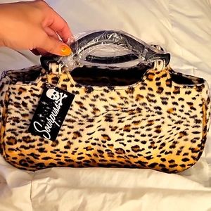 Sourpuss Leopard Print Handbag